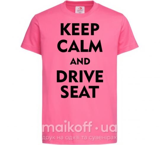 Детская футболка Drive Seat Ярко-розовый фото