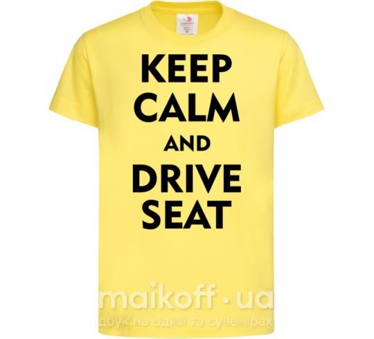 Детская футболка Drive Seat Лимонный фото