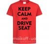 Дитяча футболка Drive Seat Червоний фото
