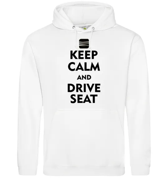 Женская толстовка (худи) Drive Seat Белый фото