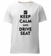Чоловіча преміум футболка Drive Seat Білий фото