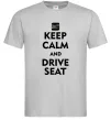 Чоловіча футболка Drive Seat Сірий фото