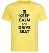 Чоловіча футболка Drive Seat Лимонний фото
