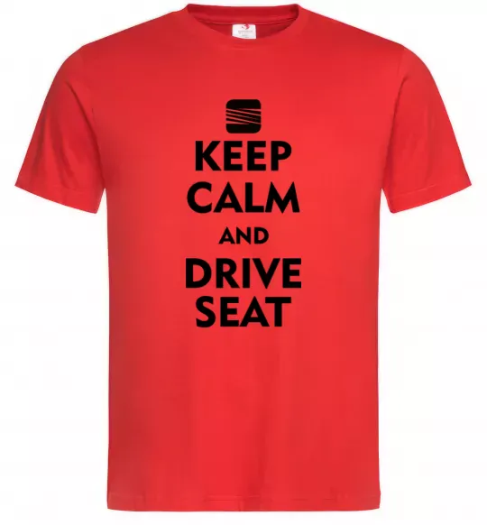 Чоловіча футболка Drive Seat Червоний фото
