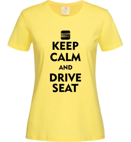 Женская футболка Drive Seat Лимонный фото