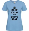 Женская футболка Drive Seat Голубой Женская футболка Drive Seat Голубой фото