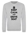 Свитшот Drive Seat Серый меланж фото