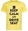 Чоловіча футболка Drive Seat Лимонний фото