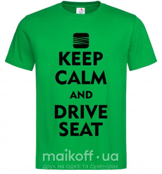 Чоловіча футболка Drive Seat Зелений фото