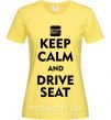 Женская футболка Drive Seat Лимонный фото
