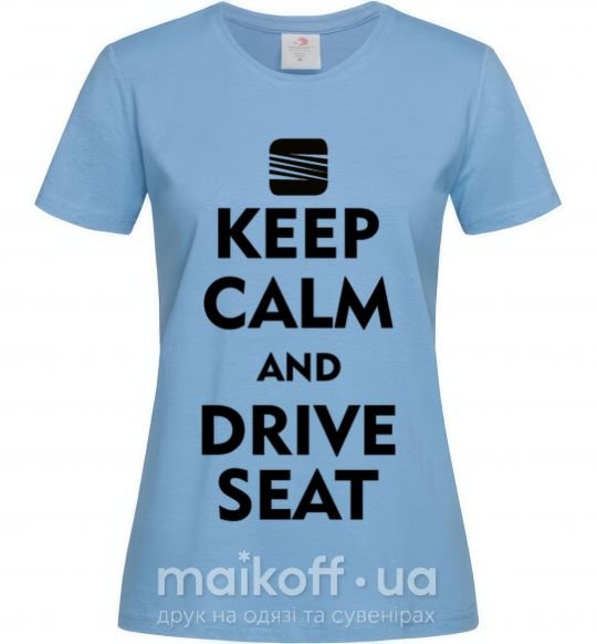 Женская футболка Drive Seat Голубой фото