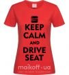 Женская футболка Drive Seat Красный фото