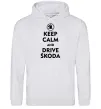 Мужская толстовка (худи) Drive Skoda Серый меланж фото