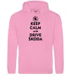 Женская толстовка (худи) Drive Skoda Розовый фото