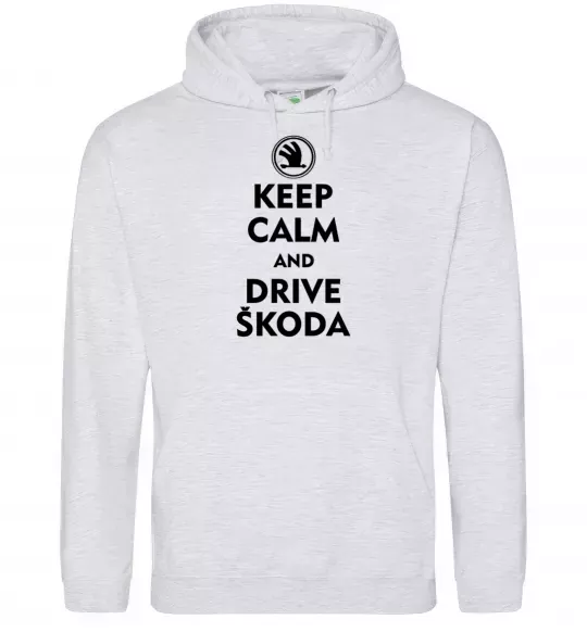 Жіноча толстовка (худі) Drive Skoda Сірий меланж фото