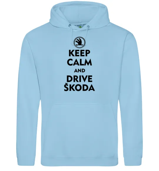 Женская толстовка (худи) Drive Skoda Голубой фото
