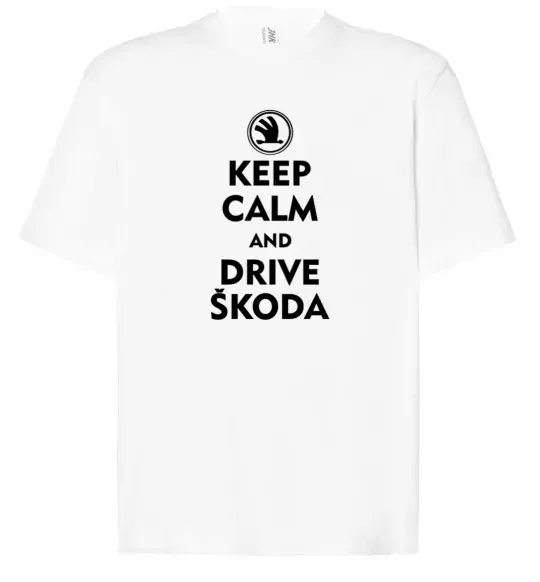 Футболка Оверсайз Drive Skoda Белый фото