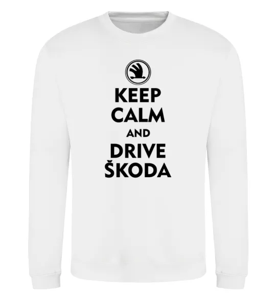 Свитшот Drive Skoda Белый фото