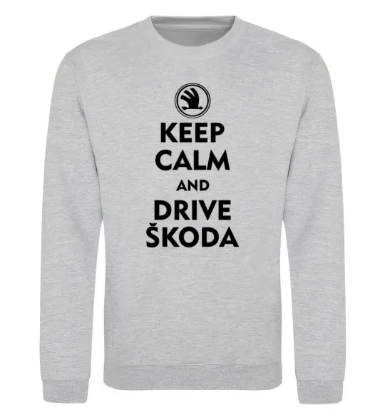 Свитшот Drive Skoda Серый меланж фото
