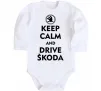 Детский боди Drive Skoda Белый фото