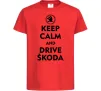 Детская футболка Drive Skoda Красный Детская футболка Drive Skoda Красный фото