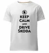 Мужская премиум футболка Drive Skoda Белый фото