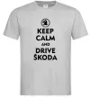 Чоловіча футболка Drive Skoda Сірий фото