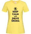 Женская футболка Drive Skoda Лимонный Женская футболка Drive Skoda Лимонный фото