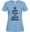 Женская футболка Drive Skoda Голубой Женская футболка Drive Skoda Голубой фото