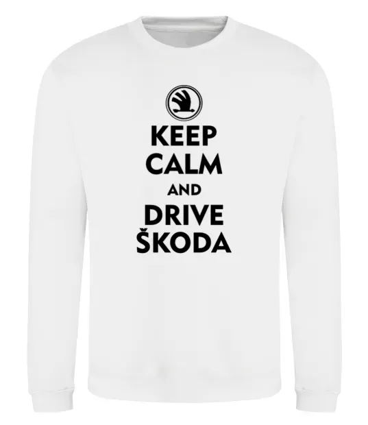 Свитшот Drive Skoda Белый фото