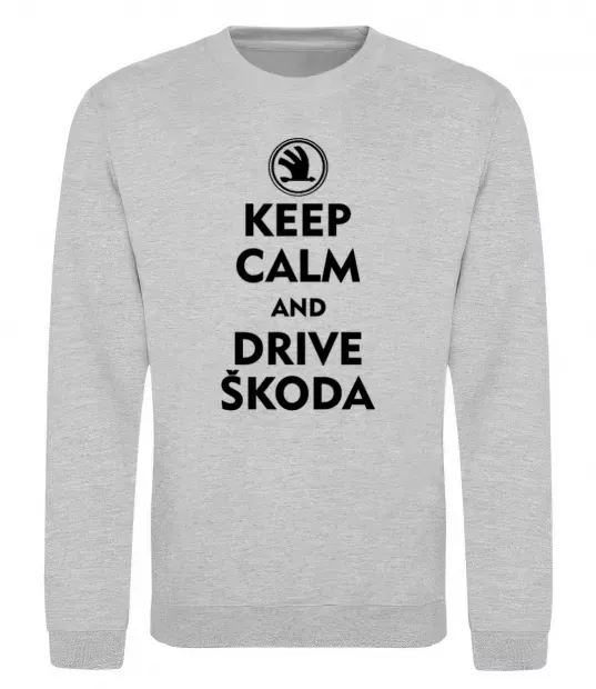 Свитшот Drive Skoda Серый меланж фото