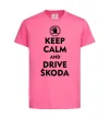 Дитяча футболка Drive Skoda Яскраво-рожевий фото