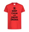 Дитяча футболка Drive Skoda Червоний фото