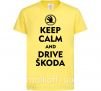 Детская футболка Drive Skoda Лимонный фото