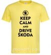 Чоловіча футболка Drive Skoda Лимонний фото