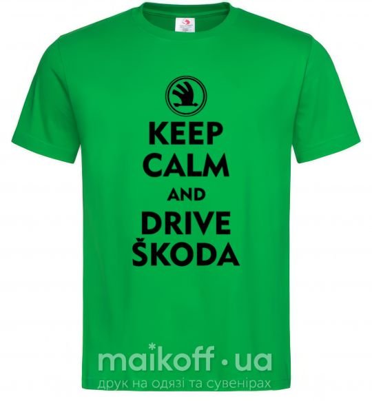 Чоловіча футболка Drive Skoda Зелений фото