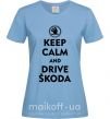 Женская футболка Drive Skoda Голубой фото