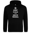 Мужская толстовка (худи) Drive Skoda Черный фото