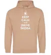 Жіноча толстовка (худі) Drive Skoda Пісочний фото