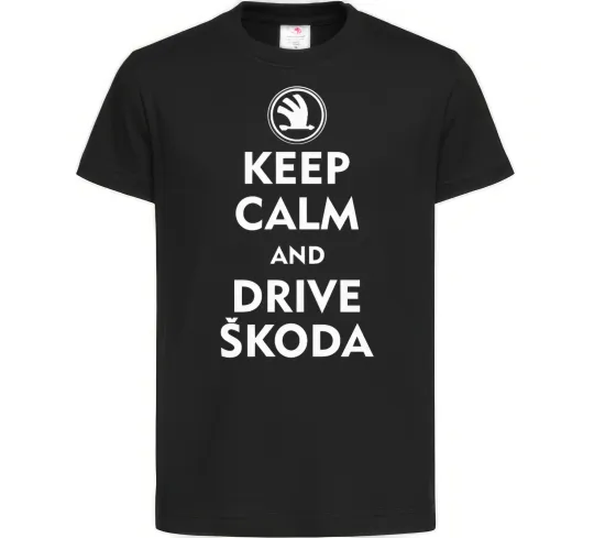 Детская футболка Drive Skoda Черный фото