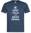 Чоловіча футболка Drive Skoda Темно-синій фото