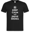 Чоловіча футболка Drive Skoda Чорний фото
