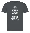 Чоловіча футболка Drive Skoda Графіт фото