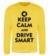 Світшот Drive Smart Сонячно жовтий фото