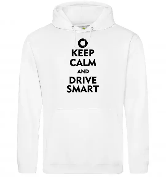 Чоловіча толстовка (худі) Drive Smart Білий фото