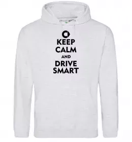 Мужская толстовка (худи) I <3 Smart Белый фото Мужская толстовка (худи) I <3 Smart Белый фото