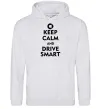 Чоловіча толстовка (худі) Drive Smart Сірий меланж фото