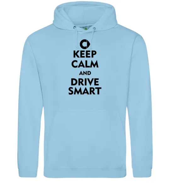 Жіноча толстовка (худі) Drive Smart Блакитний фото