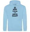 Жіноча толстовка (худі) Drive Smart Блакитний Жіноча толстовка (худі) Drive Smart Блакитний фото