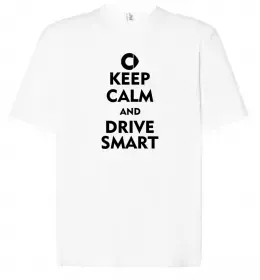 Футболка Оверсайз I <3 Smart Білий фото Футболка Оверсайз I <3 Smart Білий фото